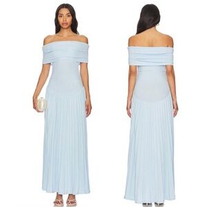 LIONESS Field Of Dreams Dress in Light Blue